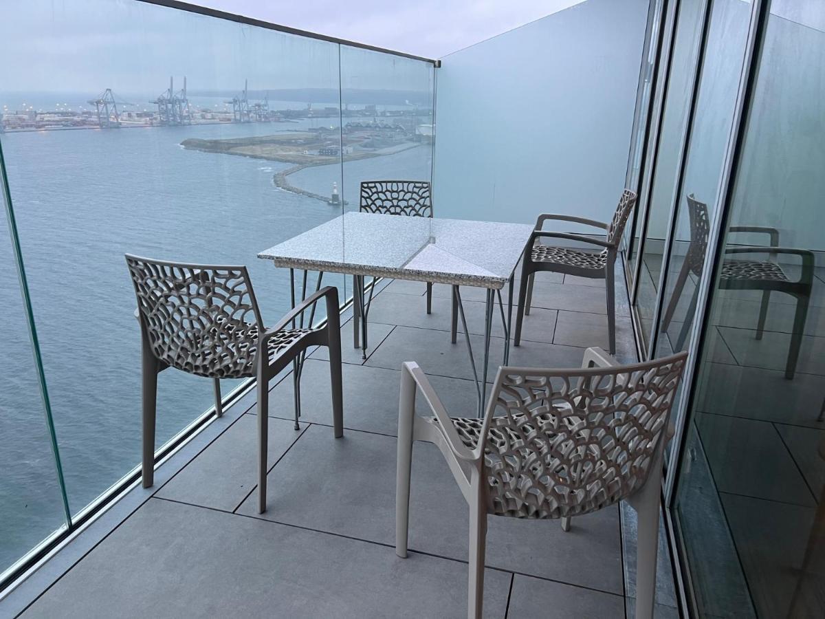 26-Etage Lejlighed Med Utrolig Havudsigt Орхус Экстерьер фото