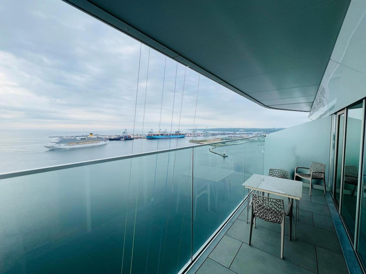 26-Etage Lejlighed Med Utrolig Havudsigt Орхус Экстерьер фото