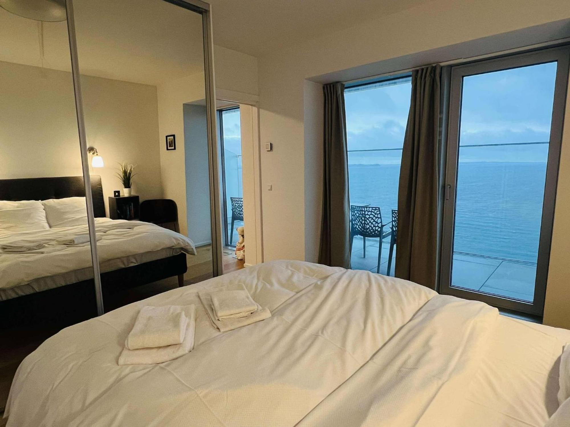 26-Etage Lejlighed Med Utrolig Havudsigt Орхус Экстерьер фото