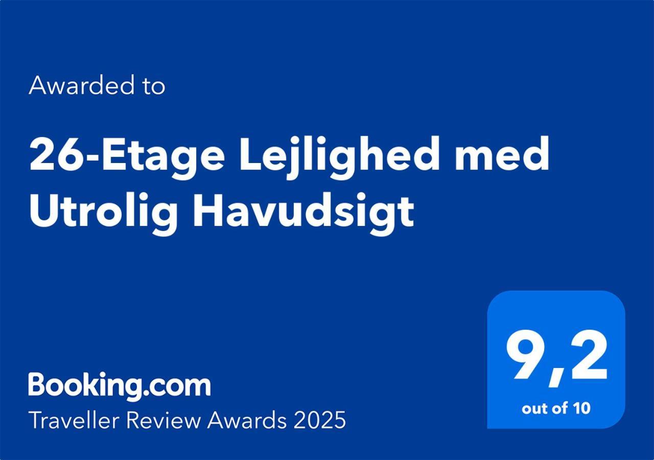 26-Etage Lejlighed Med Utrolig Havudsigt Орхус Экстерьер фото